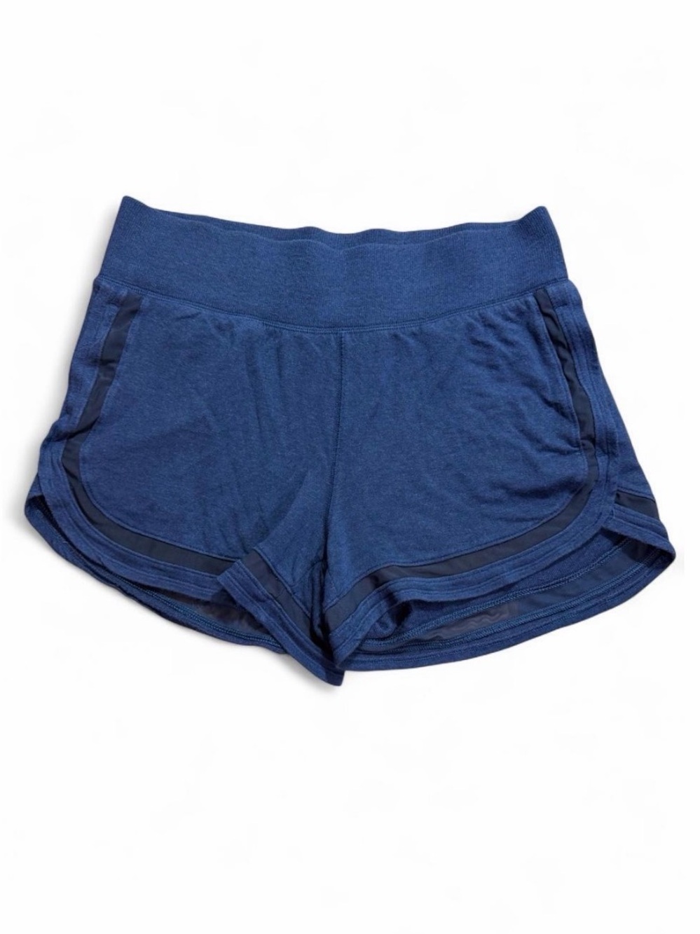 Athleta Breathe Shortie Soft Modal Lounge Shorts Mesh Trim size small